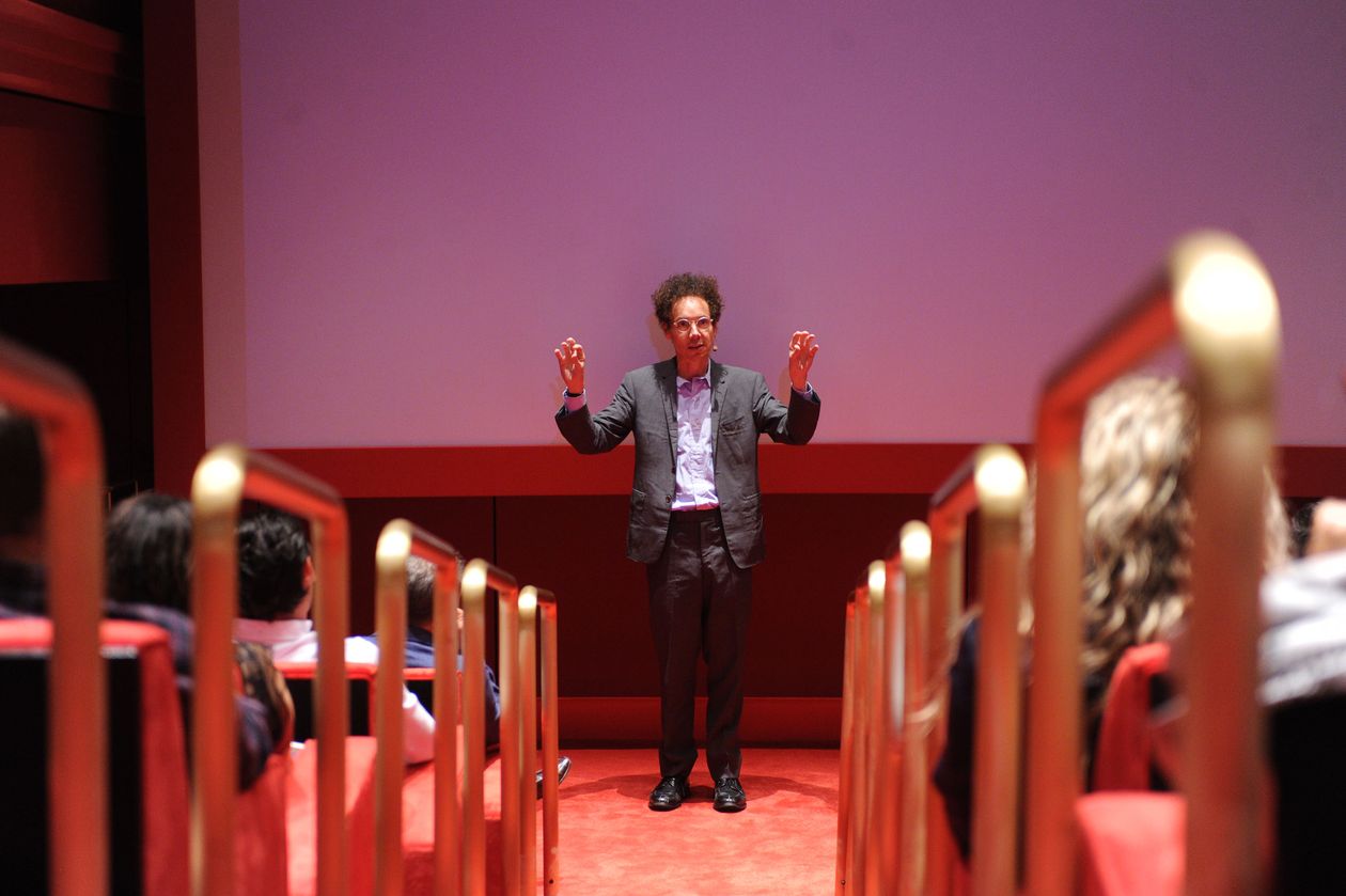 Malcolm Gladwell at a Faena Rose event pre-Covid.Faena rose Miami